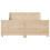 VidaXL vidaXL Bed Frame with Headboard Bed Base 150x200 cm King Size Solid Wood Pine 4