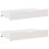 VidaXL vidaXL Bed Frame without Mattress Bed White 90x190 cm Single Solid Wood Pine 6