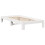 VidaXL vidaXL Bed Frame without Mattress Bed White 90x190 cm Single Solid Wood Pine 5