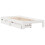VidaXL vidaXL Bed Frame without Mattress Bed White 90x190 cm Single Solid Wood Pine 3