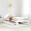 VidaXL vidaXL Bed Frame without Mattress Bed White 90x190 cm Single Solid Wood Pine 1