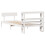 VidaXL vidaXL Bed Frame with Headboard Bed White 90x190 cm Single Solid Wood Pine 6