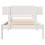 VidaXL vidaXL Bed Frame with Headboard Bed White 90x190 cm Single Solid Wood Pine 4