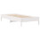 VidaXL vidaXL Bed Frame Home Bed Base Bedstead White 90x190 cm Single Solid Wood Pine 5
