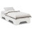 VidaXL vidaXL Bed Frame No Mattress Stackable White 90x190 cm Single Solid Wood 2