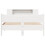VidaXL vidaXL Bed Frame without Mattress White 135x190 cm Double Solid Wood Pine 4