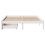 VidaXL vidaXL Bed Frame with Drawers Bed White 135x190 cm Double Solid Wood Pine 4