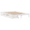 VidaXL vidaXL Bed Frame with Drawers Bed White 135x190 cm Double Solid Wood Pine 3