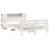VidaXL vidaXL Bed Frame without Mattress White 135x190 cm Double Solid Wood Pine 3
