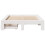 VidaXL vidaXL Bed Frame without Mattress White 135x190 cm Double Solid Wood Pine 4