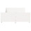 VidaXL vidaXL Bed Frame with Headboard Bed White 135x190 cm Double Solid Wood Pine 4