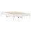 VidaXL vidaXL Bed Frame Bed Base Bedstead White 135x190 cm Double Solid Wood Pine 5