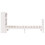 VidaXL vidaXL Bookcase Bed without Mattress White 90x190 cm Single Solid Wood Pine 5