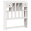 VidaXL vidaXL Bookcase Bed without Mattress White 90x190 cm Single Solid Wood Pine 6
