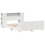 VidaXL vidaXL Bed Frame without Mattress White 150x200 cm King Size Solid Wood Pine 3