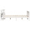 VidaXL vidaXL Bed Frame with Headboard White 150x200 cm King Size Solid Wood Pine 5