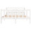 VidaXL vidaXL Bed Frame with Headboard White 150x200 cm King Size Solid Wood Pine 4