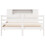 VidaXL vidaXL Bookcase Bed without Mattress White 135x190 cm Double Solid Wood Pine 4