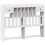 VidaXL vidaXL Bed Frame without Mattress White 150x200 cm King Size Solid Wood Pine 6