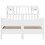 VidaXL vidaXL Bed Frame without Mattress White 150x200 cm King Size Solid Wood Pine 4