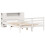 VidaXL vidaXL Bookcase Bed without Mattress White 135x190 cm Double Solid Wood Pine 3