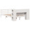 VidaXL vidaXL Bookcase Bed without Mattress White 135x190 cm Double Solid Wood Pine 6