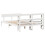 VidaXL vidaXL Bed Frame with Headboard White 150x200 cm King Size Solid Wood Pine 6