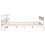 VidaXL vidaXL Bed Frame with Headboard White 150x200 cm King Size Solid Wood Pine 5