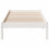 VidaXL vidaXL Extra Long Bed Frame without Mattress White 80x210 cm Solid Wood Pine 4