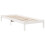 VidaXL vidaXL Extra Long Bed Frame without Mattress White 80x210 cm Solid Wood Pine 3