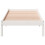 VidaXL vidaXL Extra Long Bed Frame without Mattress White 90x220 cm Solid Wood Pine 4
