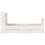 VidaXL vidaXL Bookcase Bed without Mattress White 135x190 cm Double Solid Wood Pine 5
