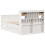 VidaXL vidaXL Bookcase Bed without Mattress White 135x190 cm Double Solid Wood Pine 6