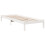VidaXL vidaXL Extra Long Bed Frame without Mattress White 80x220 cm Solid Wood Pine 3