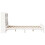 VidaXL vidaXL Bookcase Bed without Mattress White 135x190 cm Double Solid Wood Pine 5