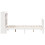VidaXL vidaXL Bookcase Bed without Mattress White 135x190 cm Double Solid Wood Pine 5