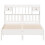 VidaXL vidaXL Bookcase Bed without Mattress White 135x190 cm Double Solid Wood Pine 4