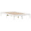 VidaXL vidaXL Bookcase Bed without Mattress White 135x190 cm Double Solid Wood Pine 5