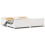 VidaXL vidaXL Bed Frame with Headboard White 180x200 cm Super King Solid Wood Pine 2