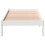 VidaXL vidaXL Extra Long Bed Frame without Mattress White 100x210 cm Solid Wood Pine 4