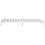 VidaXL vidaXL Extra Long Bed Frame without Mattress White 100x210 cm Solid Wood Pine 5