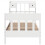 VidaXL vidaXL Bed Frame without Mattress White 75x190 cm Small Single Solid Wood Pine 4