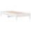 VidaXL vidaXL Bed Frame Home Bed Base White 75x190 cm Small Single Solid Wood Pine 5