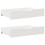 VidaXL vidaXL Bed Frame Home Bed Base White 75x190 cm Small Single Solid Wood Pine 6