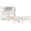 VidaXL vidaXL Bookcase Bed without Mattress White 135x190 cm Double Solid Wood Pine 3