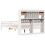 VidaXL vidaXL Bookcase Bed without Mattress White 135x190 cm Double Solid Wood Pine 6