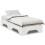 VidaXL vidaXL Bed Frame No Mattress Stackable White 75x190 cm Small Single Solid Wood 2
