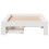 VidaXL vidaXL Bed Frame without Mattress White 75x190 cm Small Single Solid Wood Pine 4