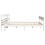 VidaXL vidaXL Bed Frame without Mattress White 120x190 cm Small Double Solid Wood Pine 5