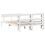 VidaXL vidaXL Bed Frame without Mattress White 120x190 cm Small Double Solid Wood Pine 6